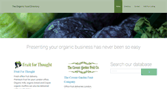 Desktop Screenshot of organicfood.co.uk